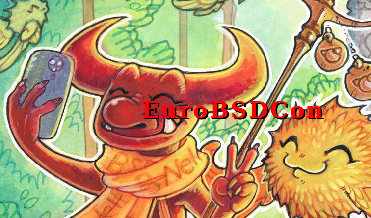 picture of a banner or logo from EuroBSDCon